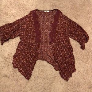 Coco + Jaimeson maroon kimono